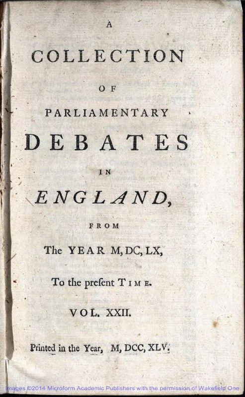 View document: Vol. XXII, 1742.