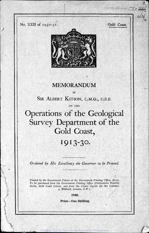 View document: Geological surveys, 1913-1956.