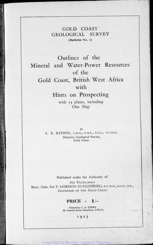 View document: Geological Survey Bulletins, 1925-1952.