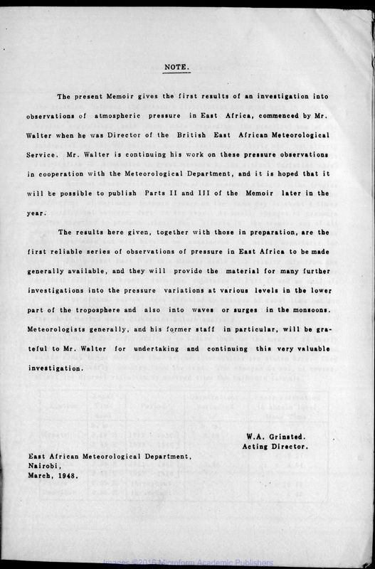 View document: Weather Memoirs, 1938-1955.