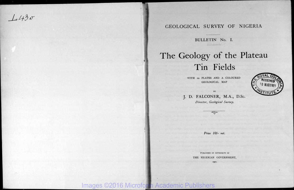 View document: Geological Survey Bulletin, 1921-1926.